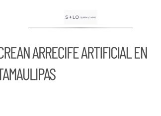 Marina hunde buque para crear arrecife artificial en Tamaulipas