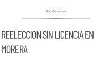 Morena permitirá reelección de diputados sin solicitud de licencia