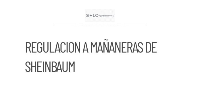 El PAN busca regular las conferencias mañaneras de Sheinbaum