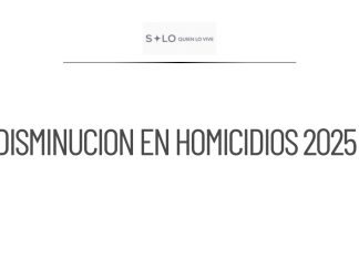 Disminución significativa en la tasa de homicidios en 2025