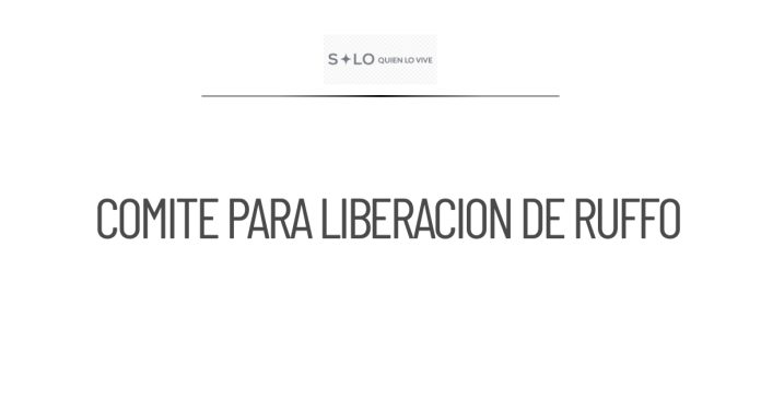 Creación de Comité Plural para la Liberación de Ernesto Ruffo