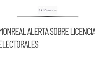 Monreal advierte sobre licencias de diputados en periodo electoral